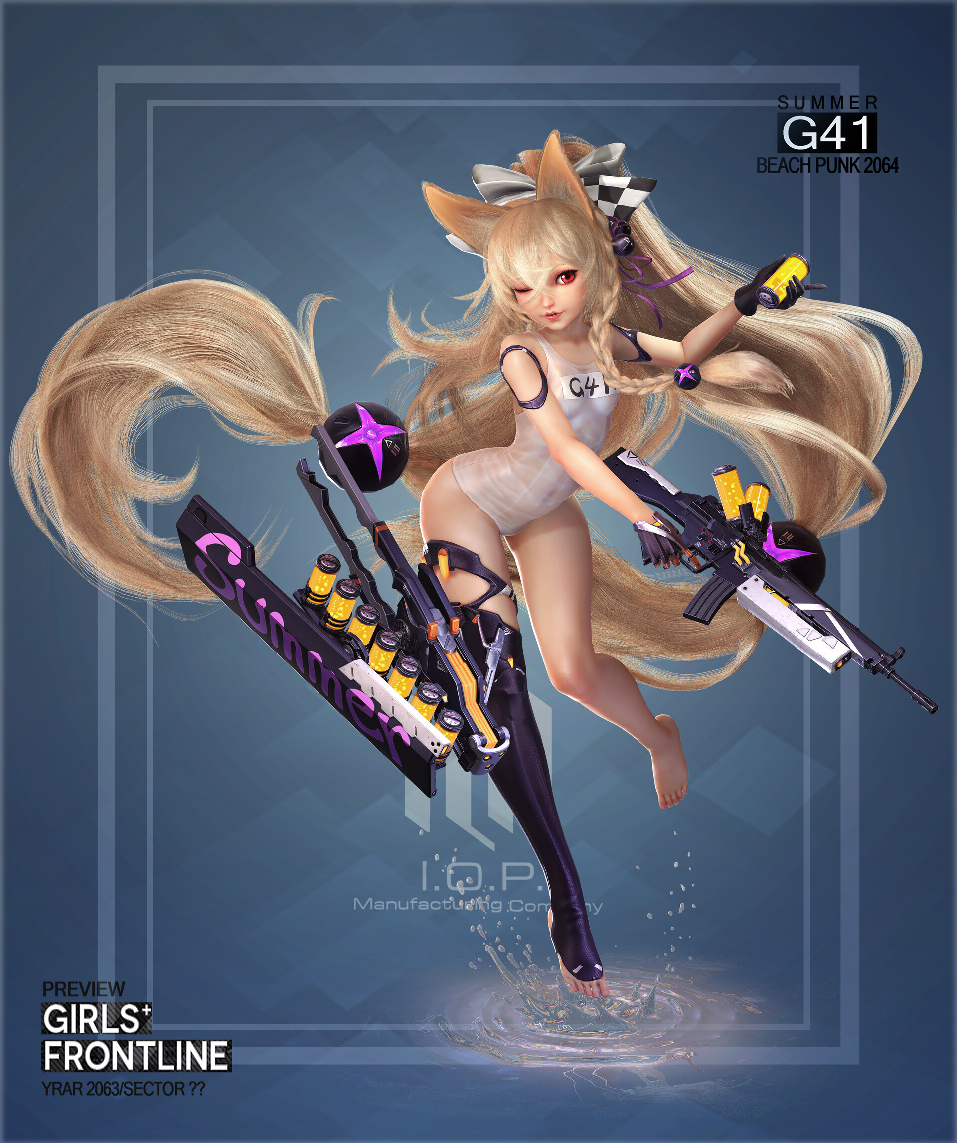 Jiheun Park G41 Beach Punk 2064 Her stats are above average, her tile buffs g41 has above average stats, sitting at 50 damage and 48 accuracy. jiheun park g41 beach punk 2064