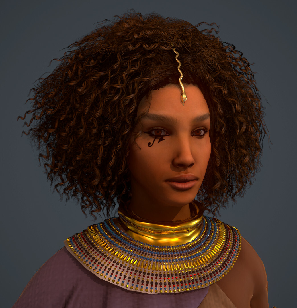 This is my character Amani and she's getting rigged!