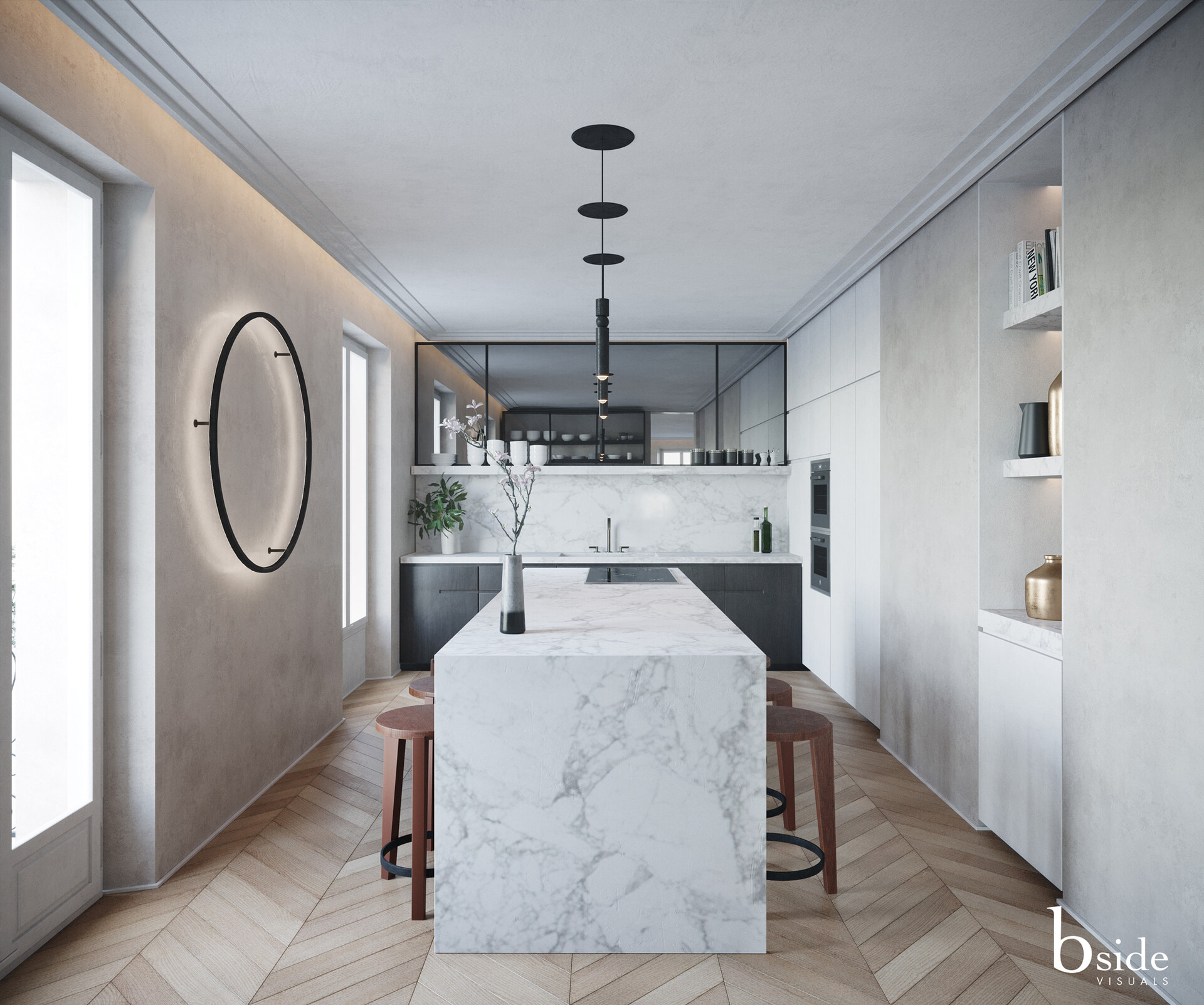 Artstation Apartment Paris France Bside Visuals