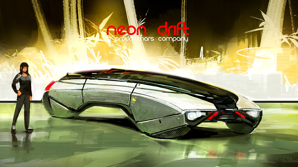 ArtStation - Drift car concept