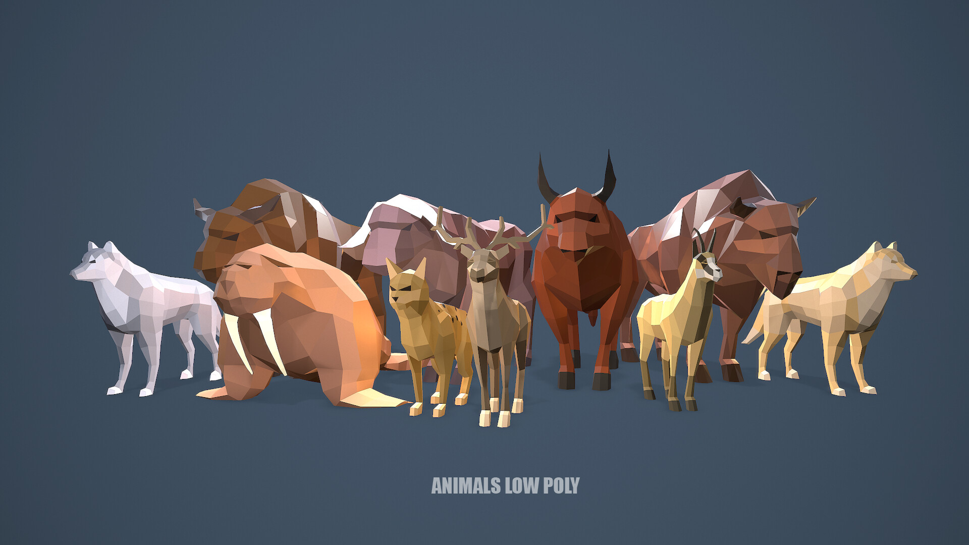 Andrey Melnikov - Low Poly Animals