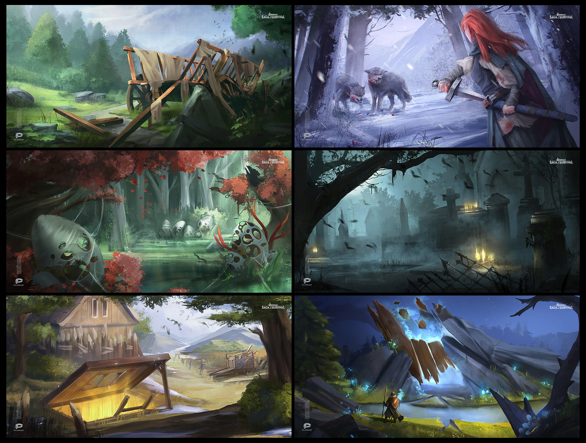 Карта темнолесья saga of survival