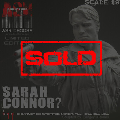 Asr sculpture box terminator sarah connor ve2r sold
