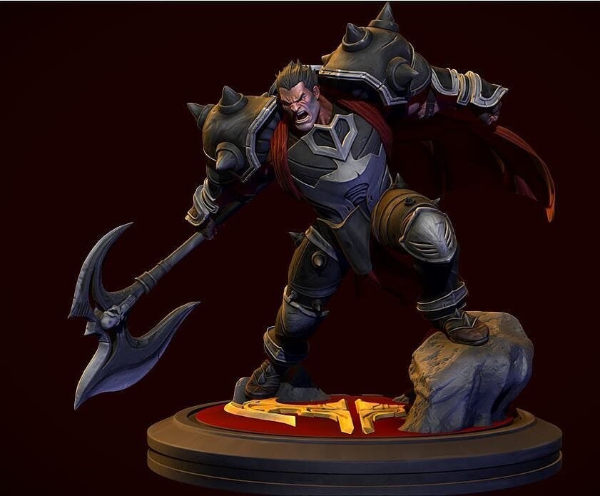 Artstation Darius Fanart 3d Model Leagueoflegends Zbrush