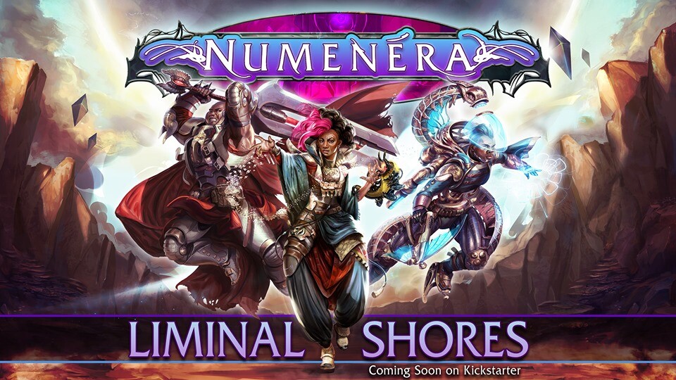 The Numenera: Liminal Shores - Kickstarter seeks to fund three thematically linked, hardcover sourcebooks containing all new material for the award-winning phenomenon of the Numenera tabletop RPG.