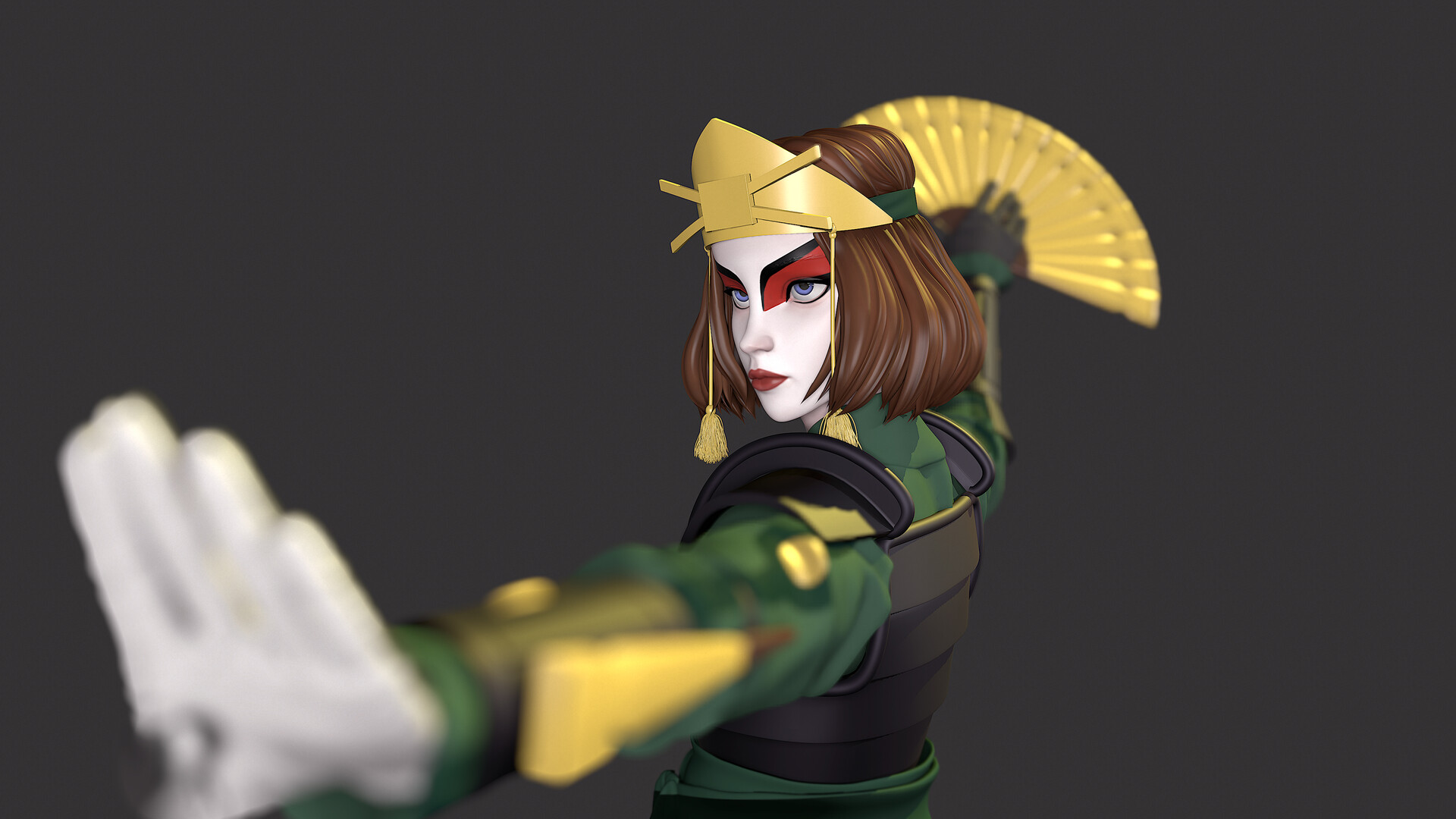 Ksenya Timchenkoy Suki The Kyoshi Warrior