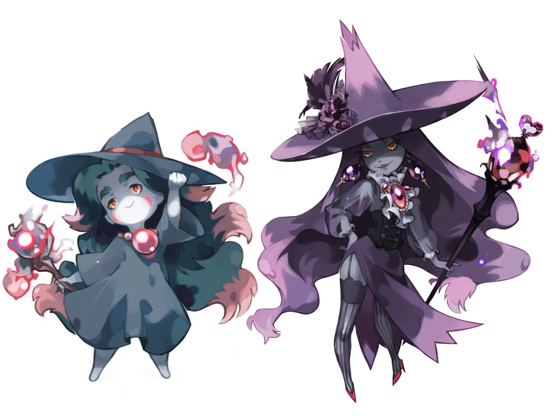 Artstation Witches Misdeavus And Mismagius Christopher Hill