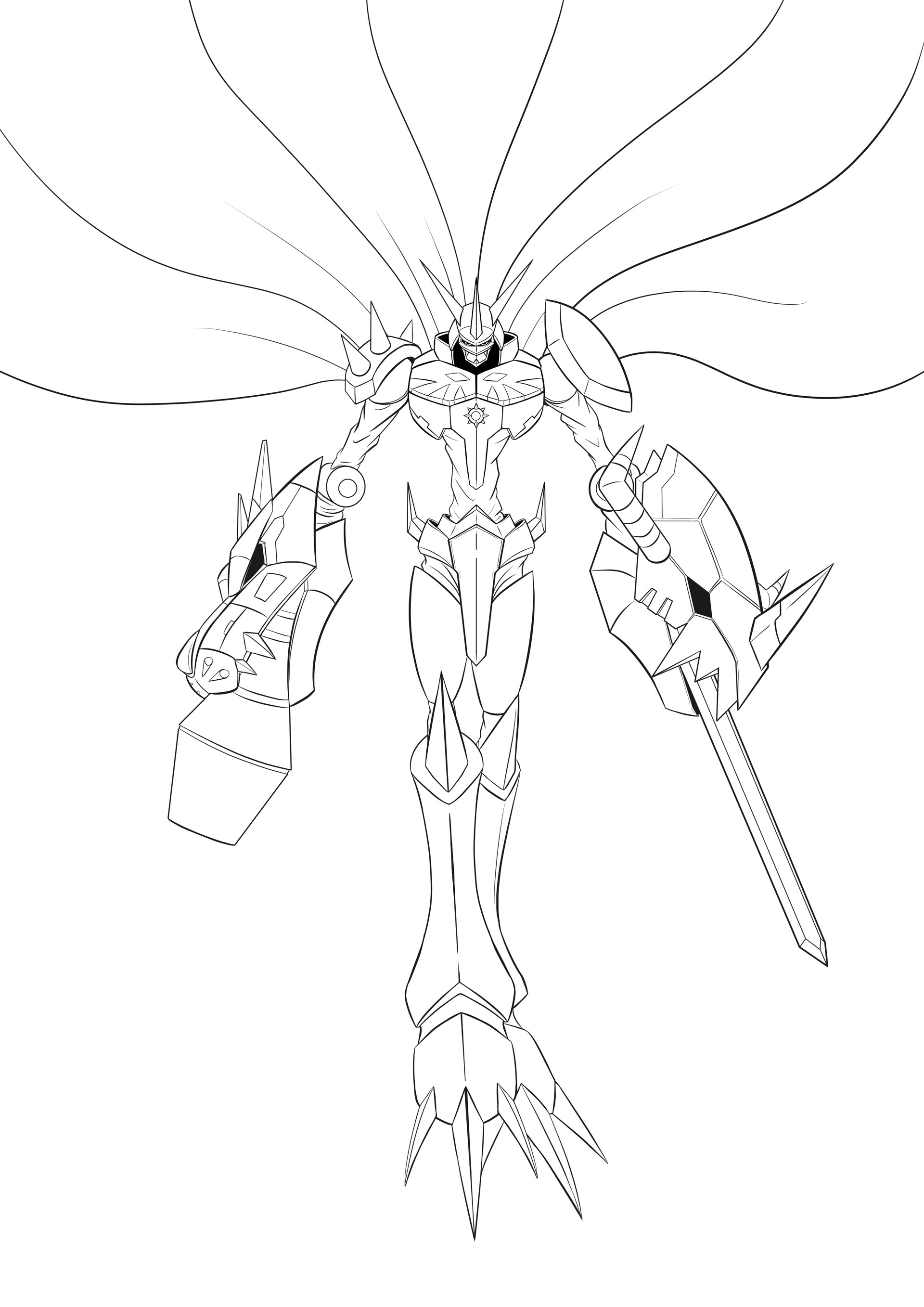 Artstation - Digimon Tribute - Omnimon
