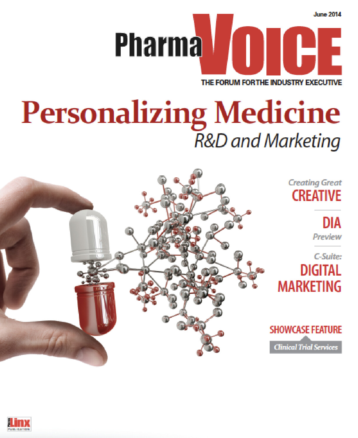 PharmaVOICE Magazine cover, June 2014