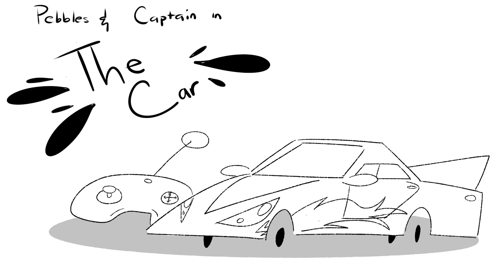 Pebbles & Captain: The Car Storyboard