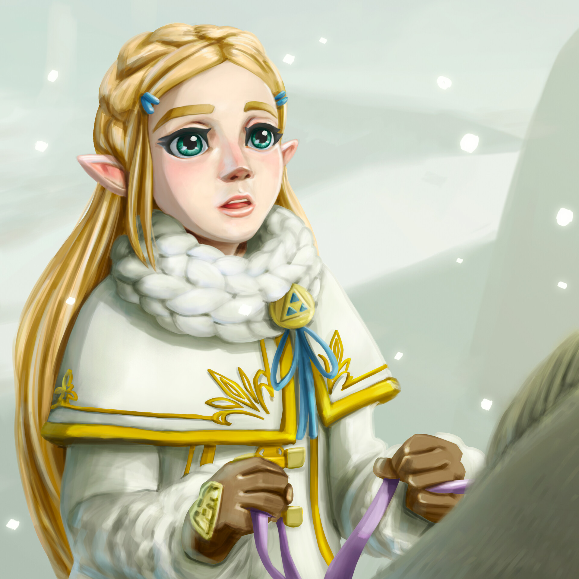 ArtStation Zelda winter costume