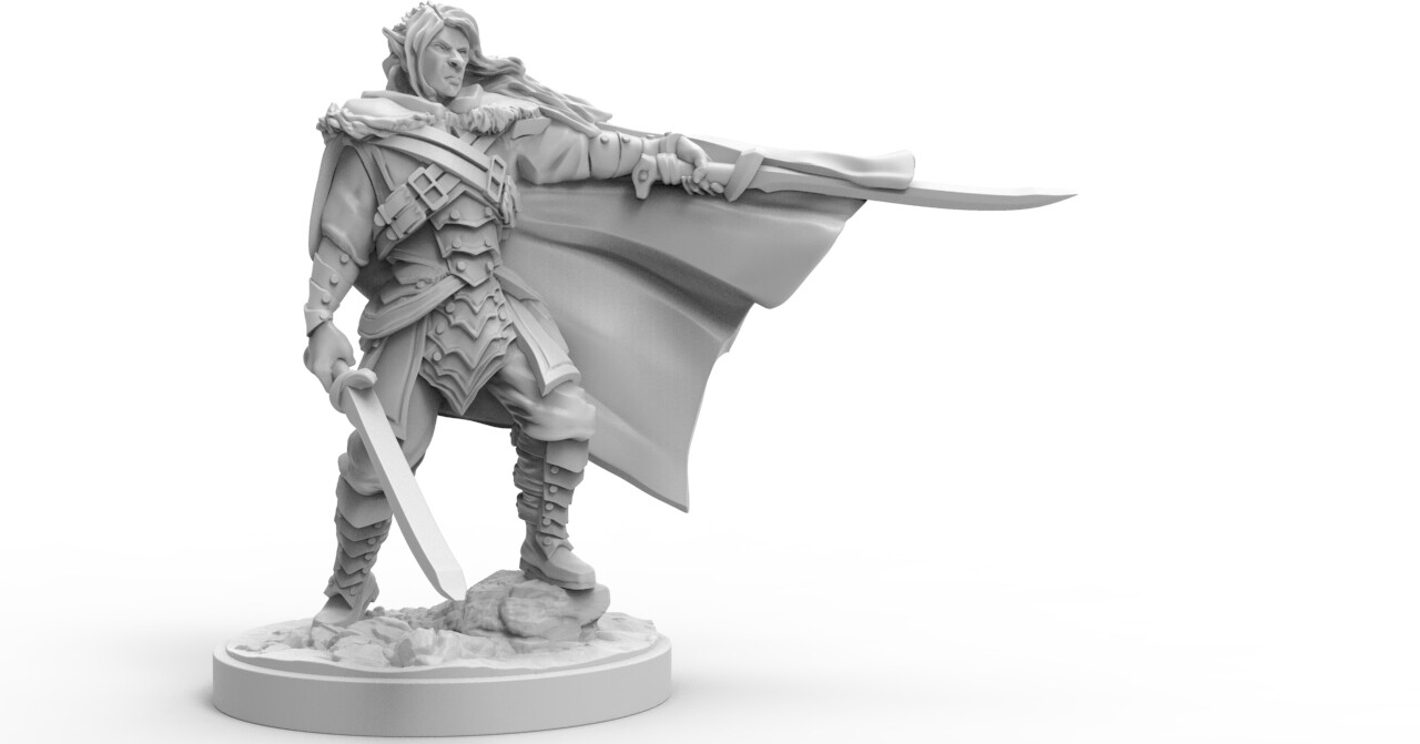 Drizzt - Dungeons and Dragons miniature