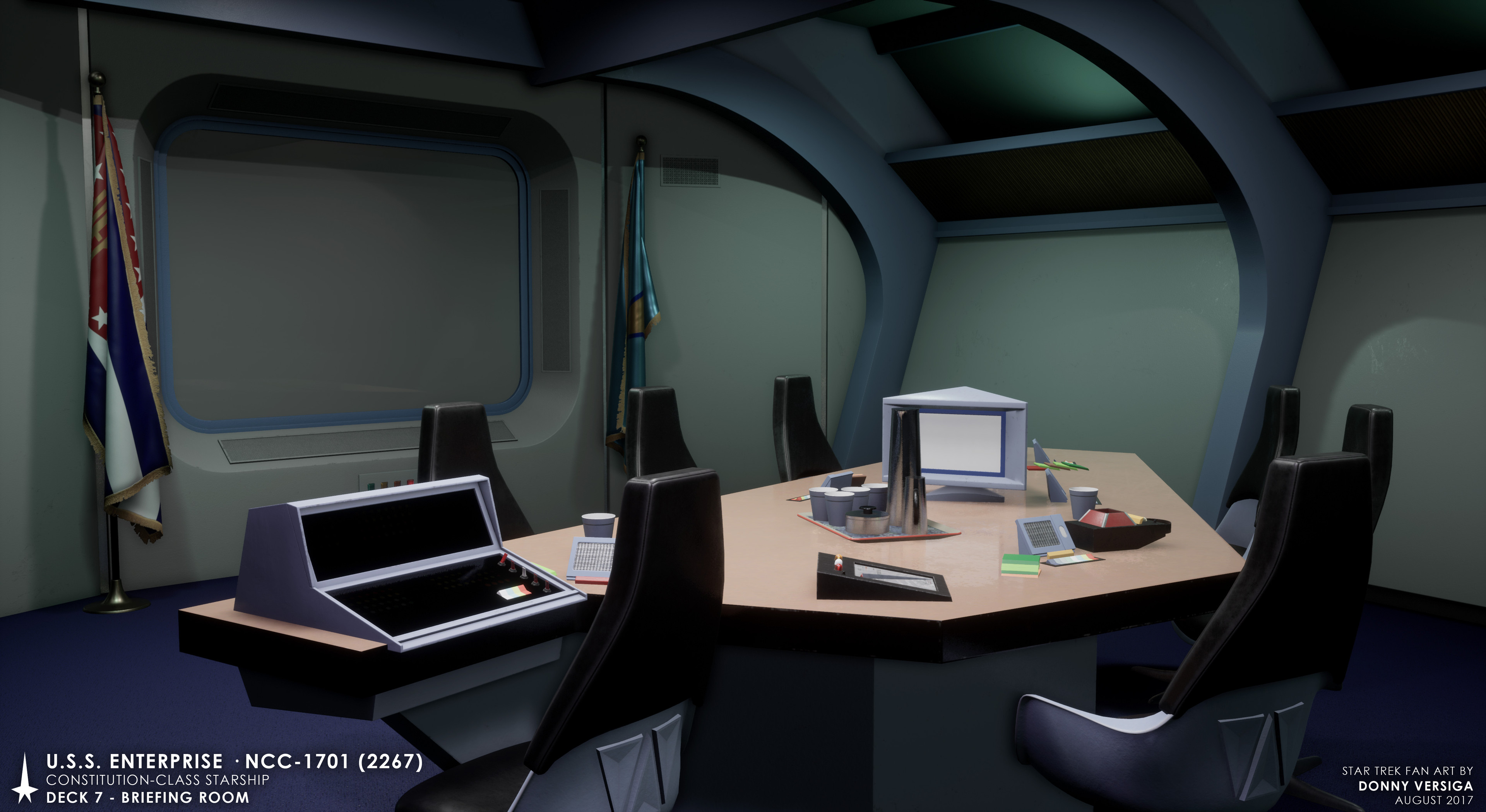 Donny Versiga - U.S.S. Enterprise Briefing Room