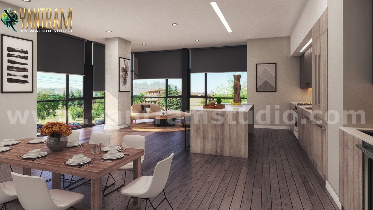 Yantram Architectural Design Studio Matt Living Kitchen Style