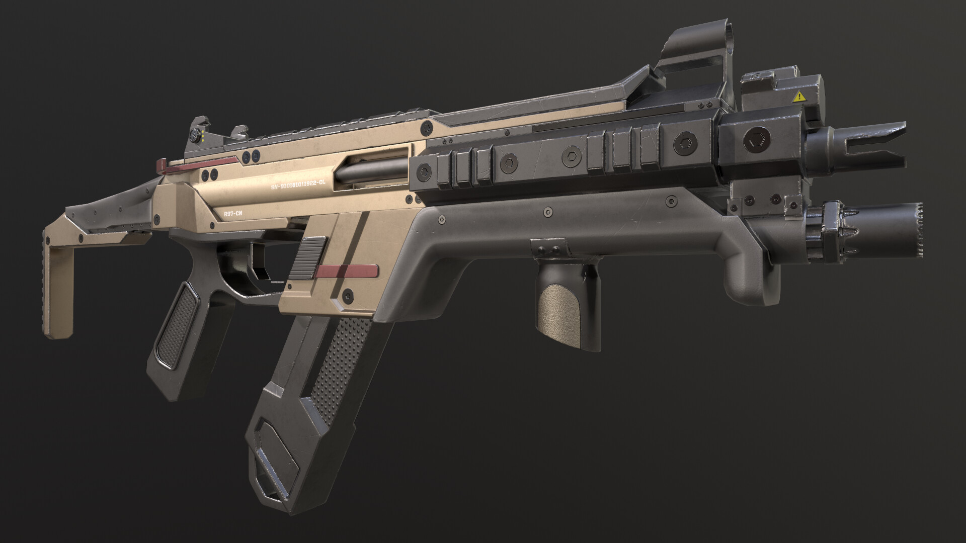 ArtStation - R97 SubMachine Gun