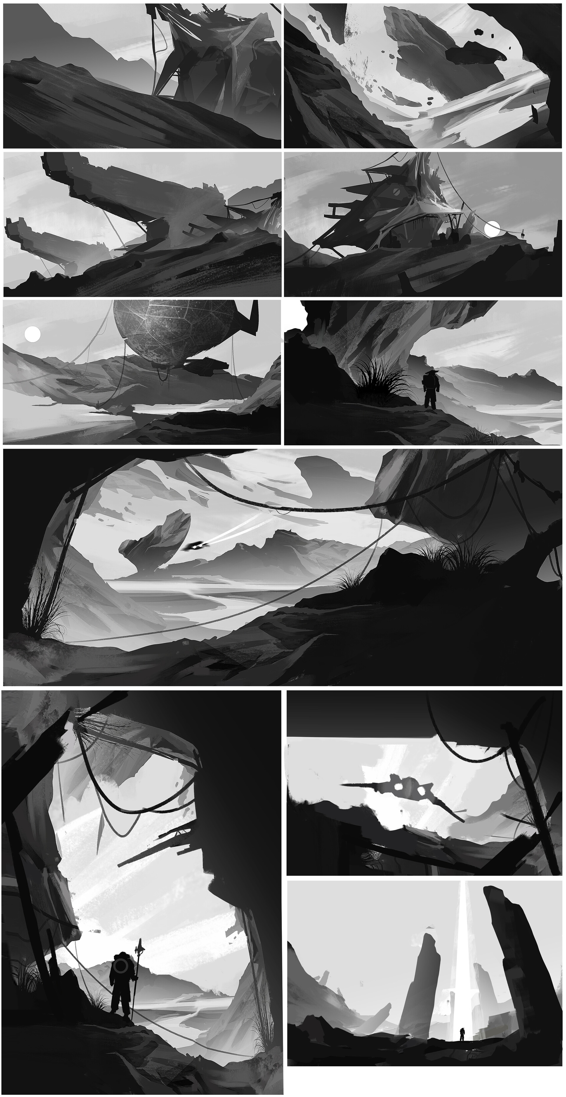 ArtStation - Values and Composition