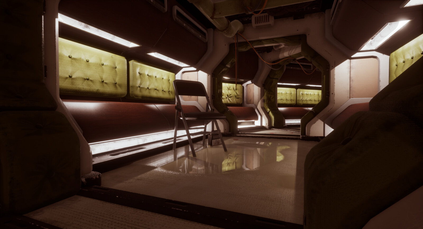 For me, corridors are the sci-fi element you have to nail to give your whole creation a unique identity.