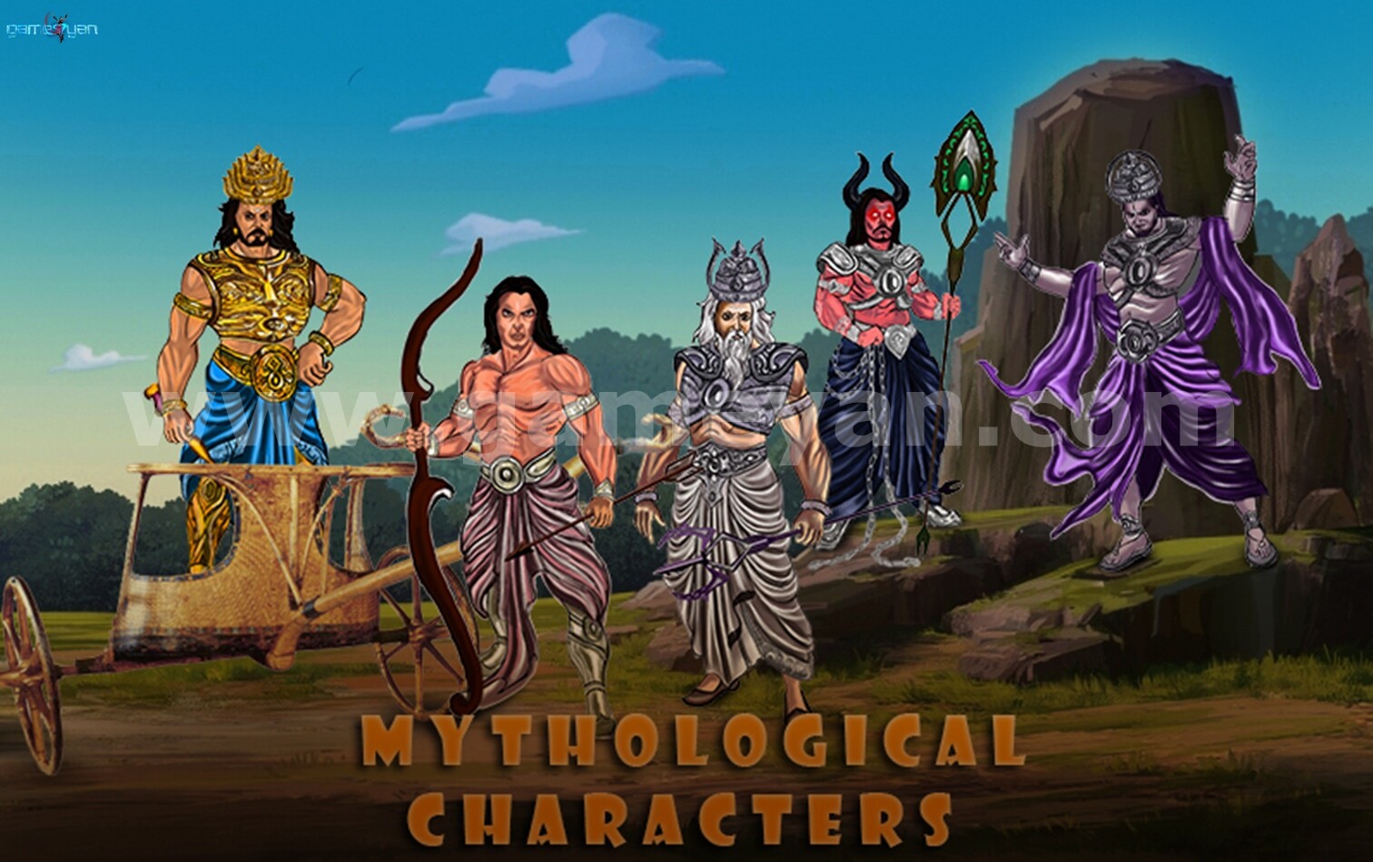 ArtStation - Mythological Characters Modeling Design by Animation ...