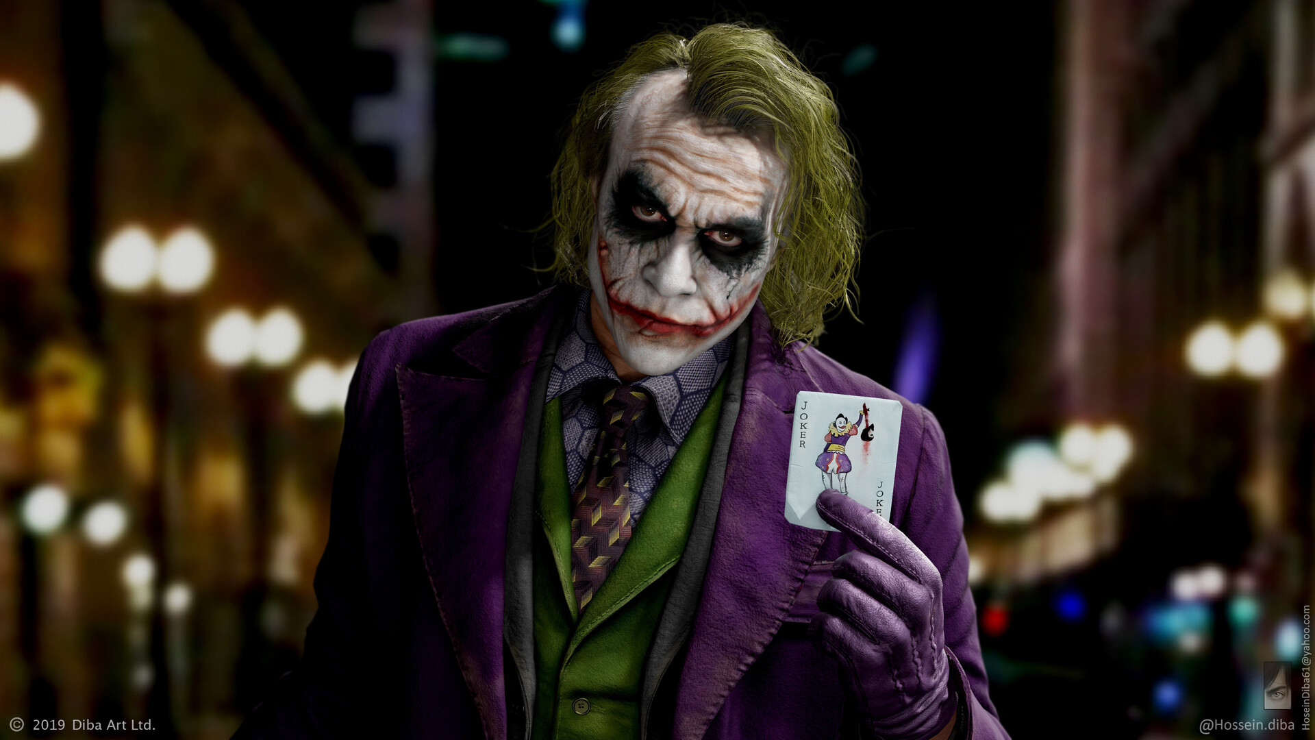 Hossein Diba - Joker (Heath Ledger) _ Real time