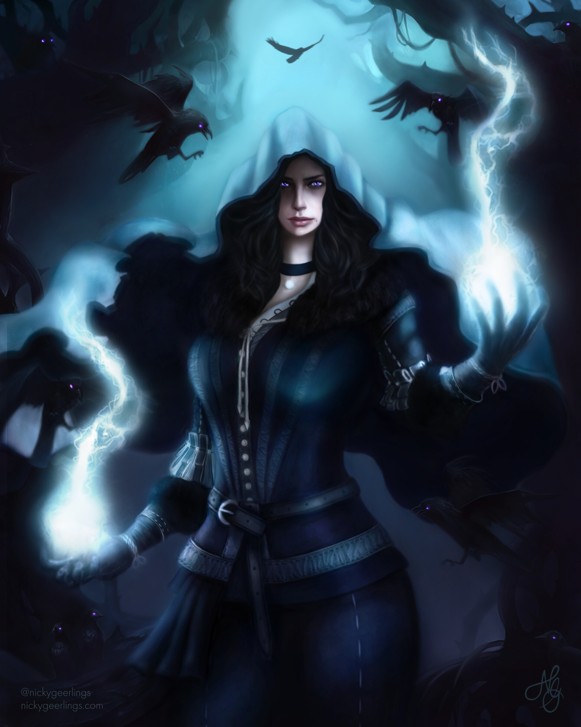 ArtStation - Yennefer of Vengerberg - The Witcher Games