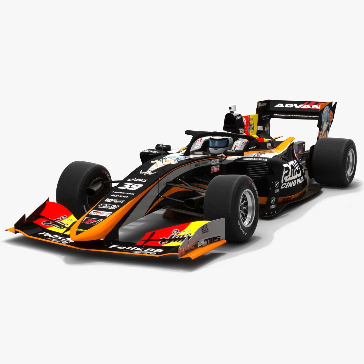 ArtStation - INGING Motorsport #39 Super Formula Season 2019 3D model