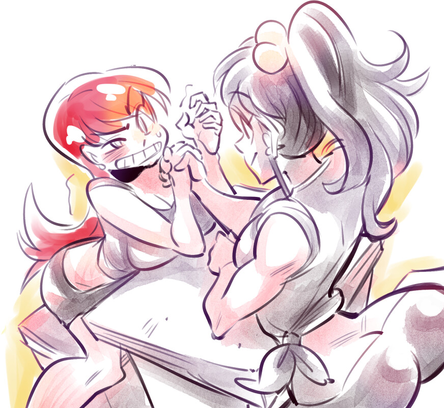 Rei and Makoto.