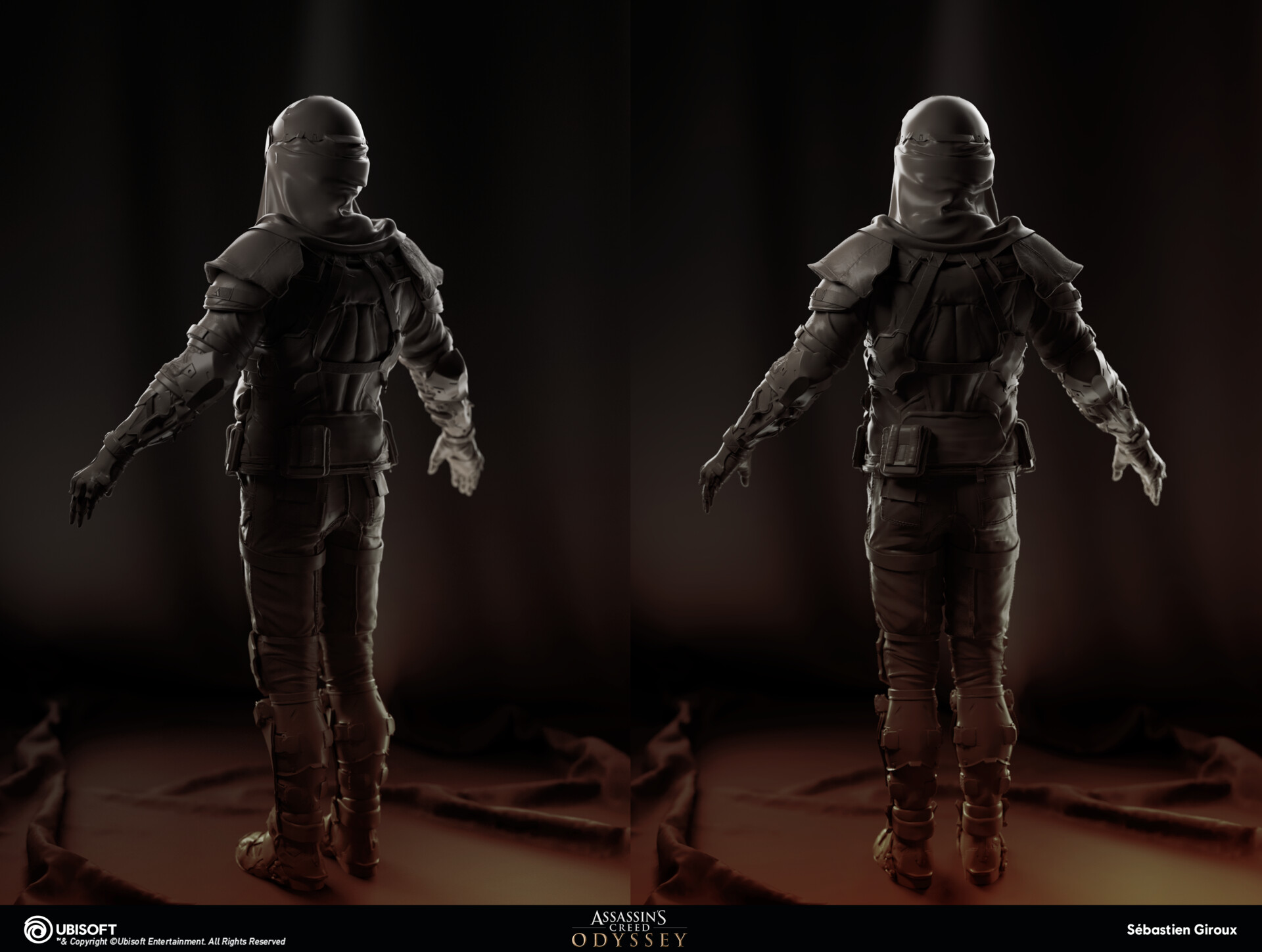 Artstation Assassin Creed Odyssey Abstergo Outfit Sebastien Giroux There is a default (regular) series of armour, consisting of bronze, iron, steel, black/white, mithril, adamant, rune, and dragon (in ascending order of the quality of the armour). assassin creed odyssey abstergo outfit