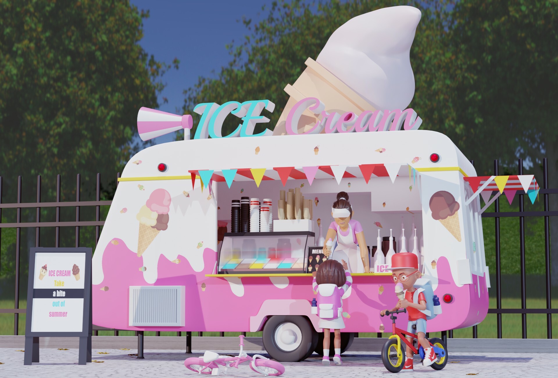 Asobu ICH1P Ice Cream Keeper - Pink