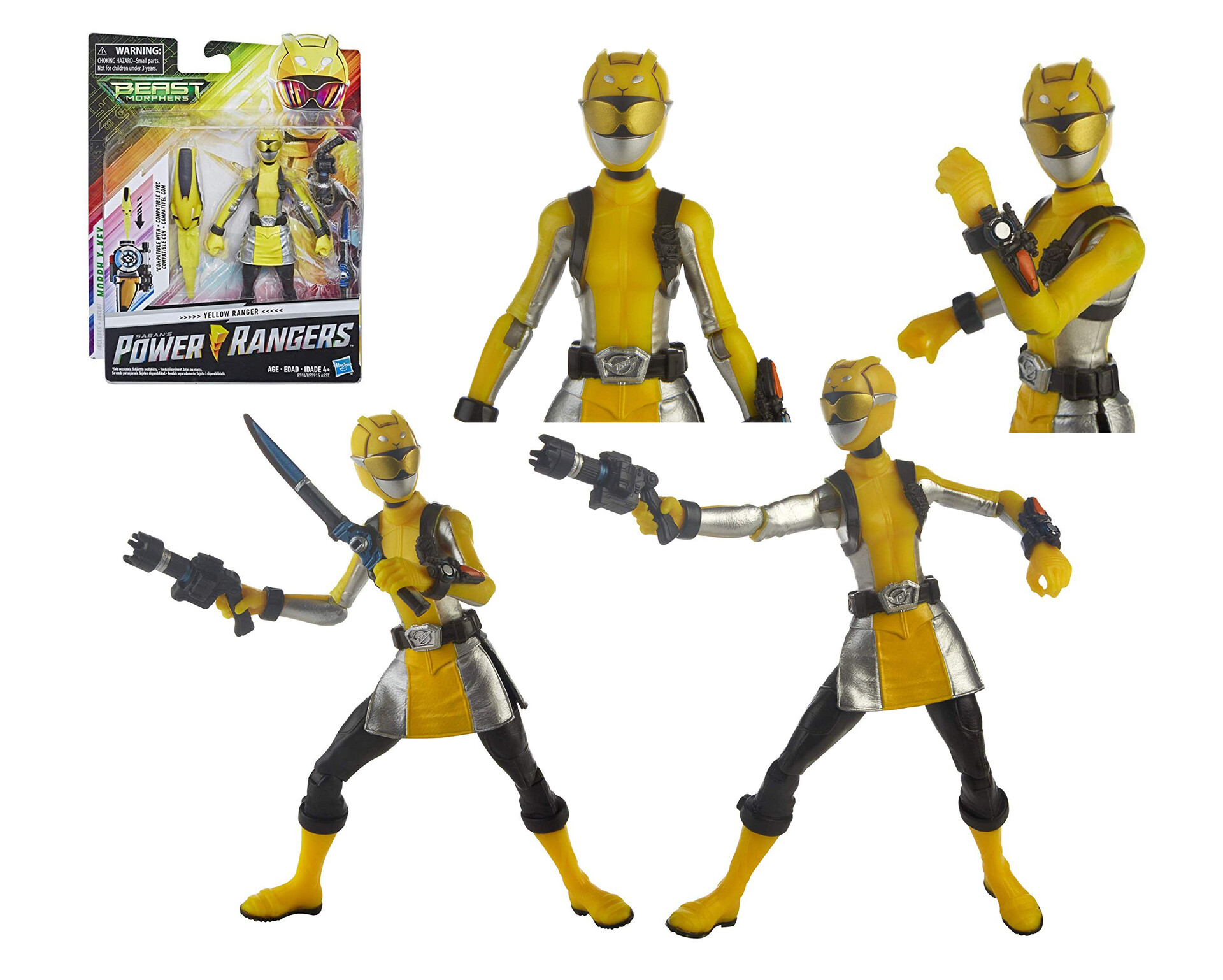 yellow power ranger beast morpher