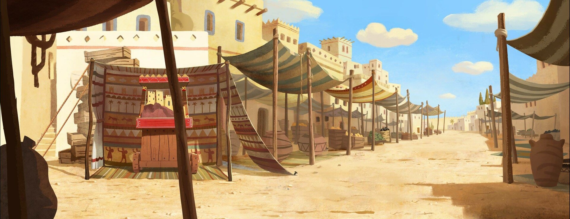 Niv Shpigel The Legend Of King Solomon Background Paintings