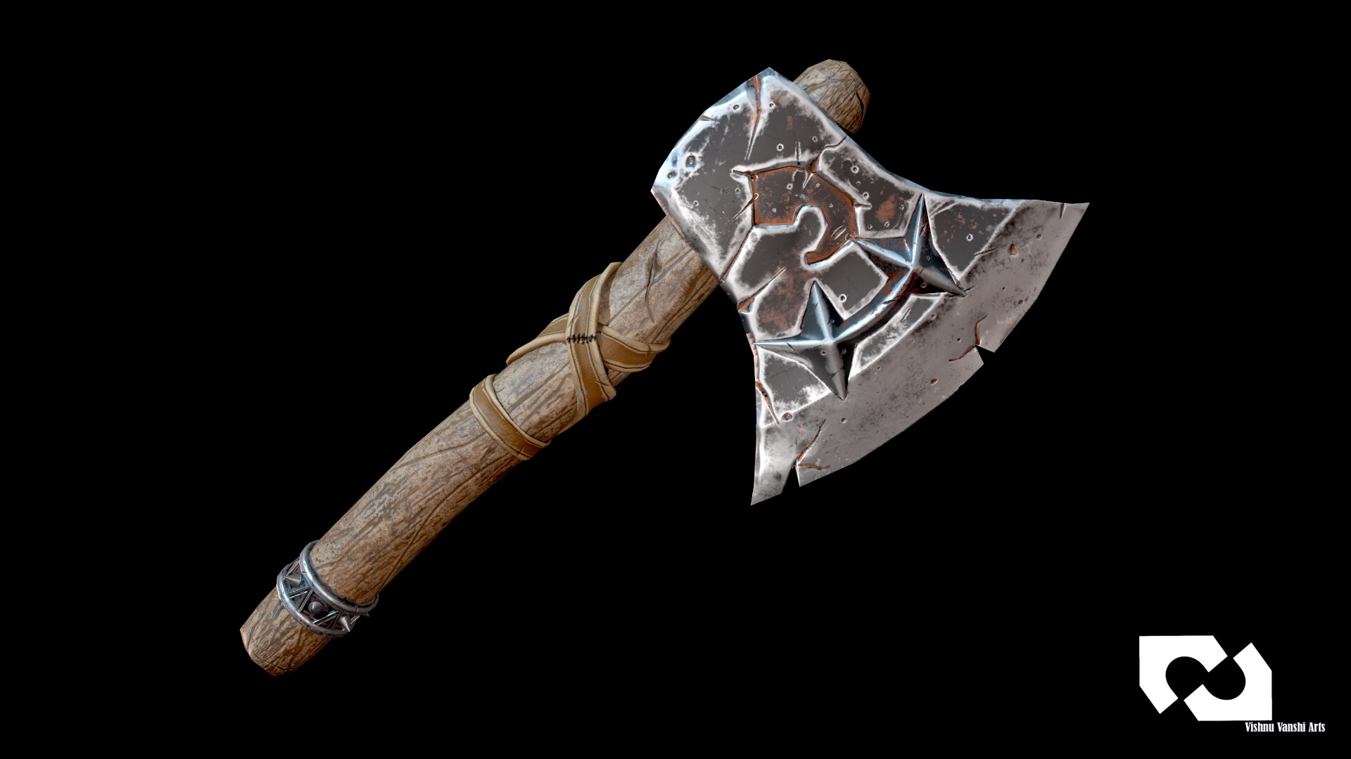 Artstation Game Ready Axe Vishnu Vanshi Arts