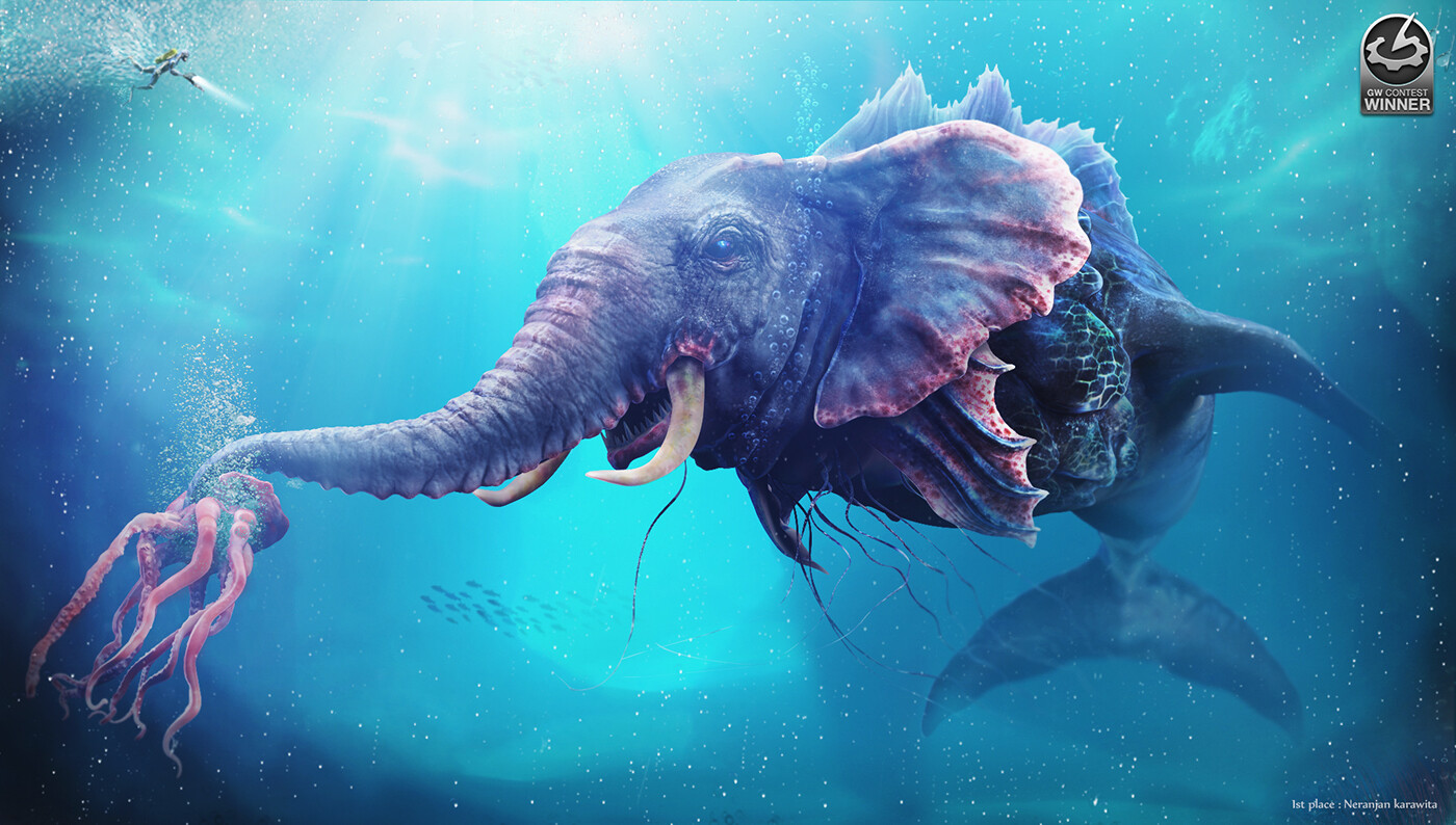 ArtStation - Hybrid Sea Monster