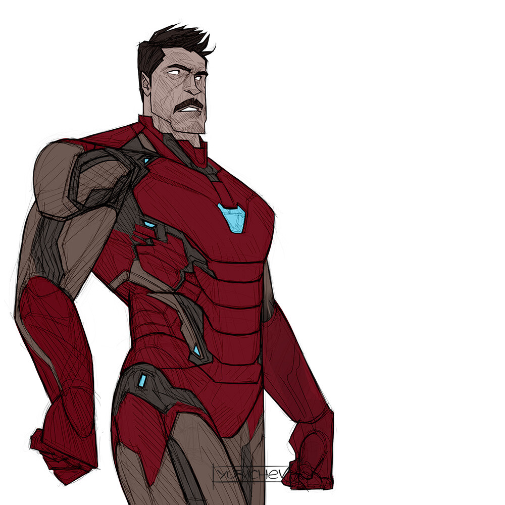 Drawing Iron Man | Avengers Endgame by AmongSakura on DeviantArt