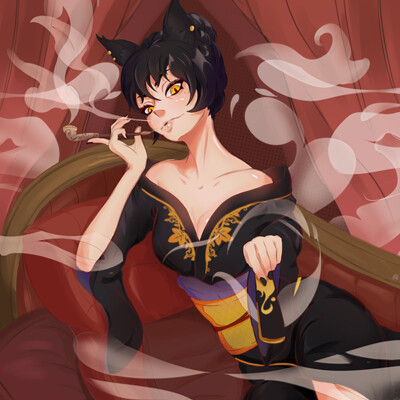 Kimono Cougar