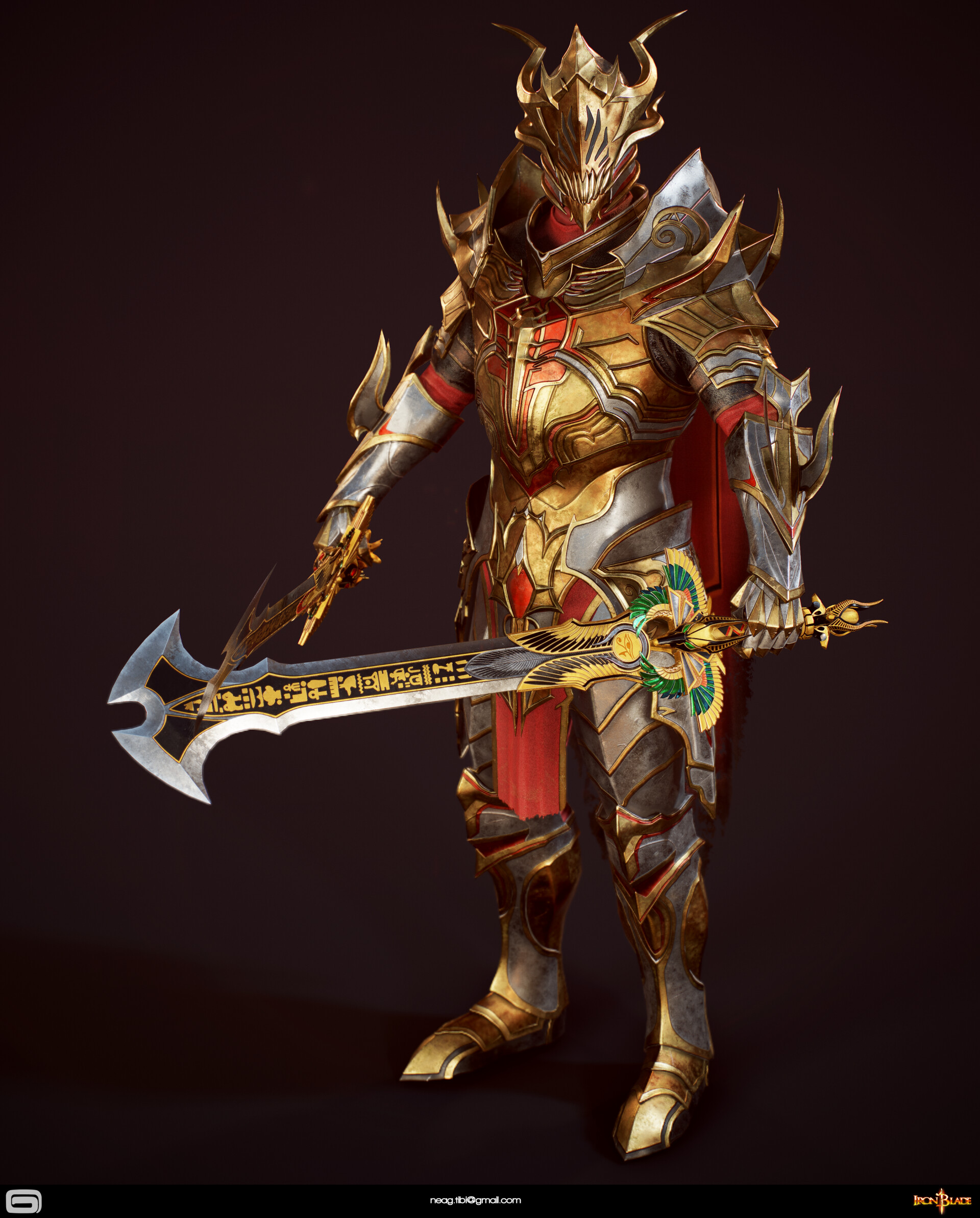 LUMINUS IRON ARMOR, IN ARMOR 他, NITIDO Tibi Neag - Iron Blade Black Guard Armor 2