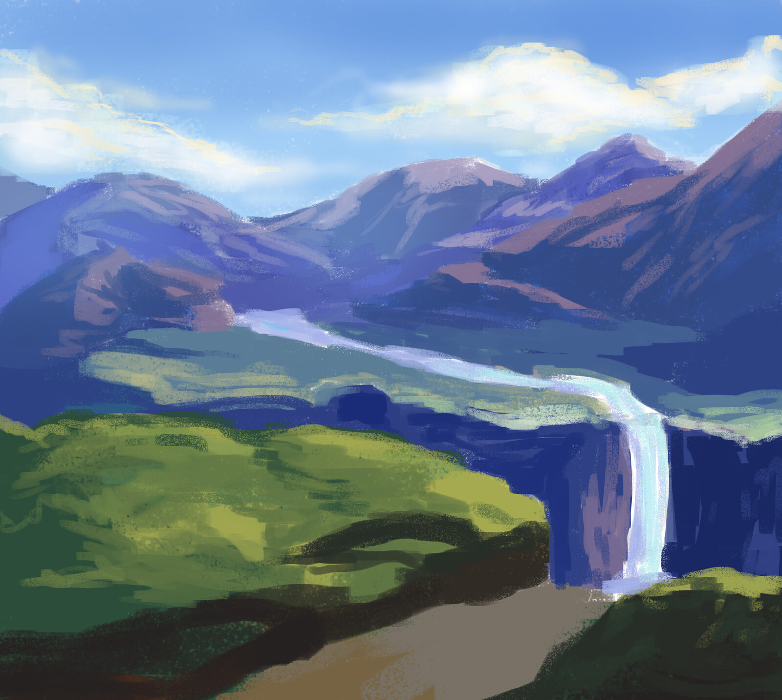 A study on environments and color from imagination. Limited to 20 minutes.