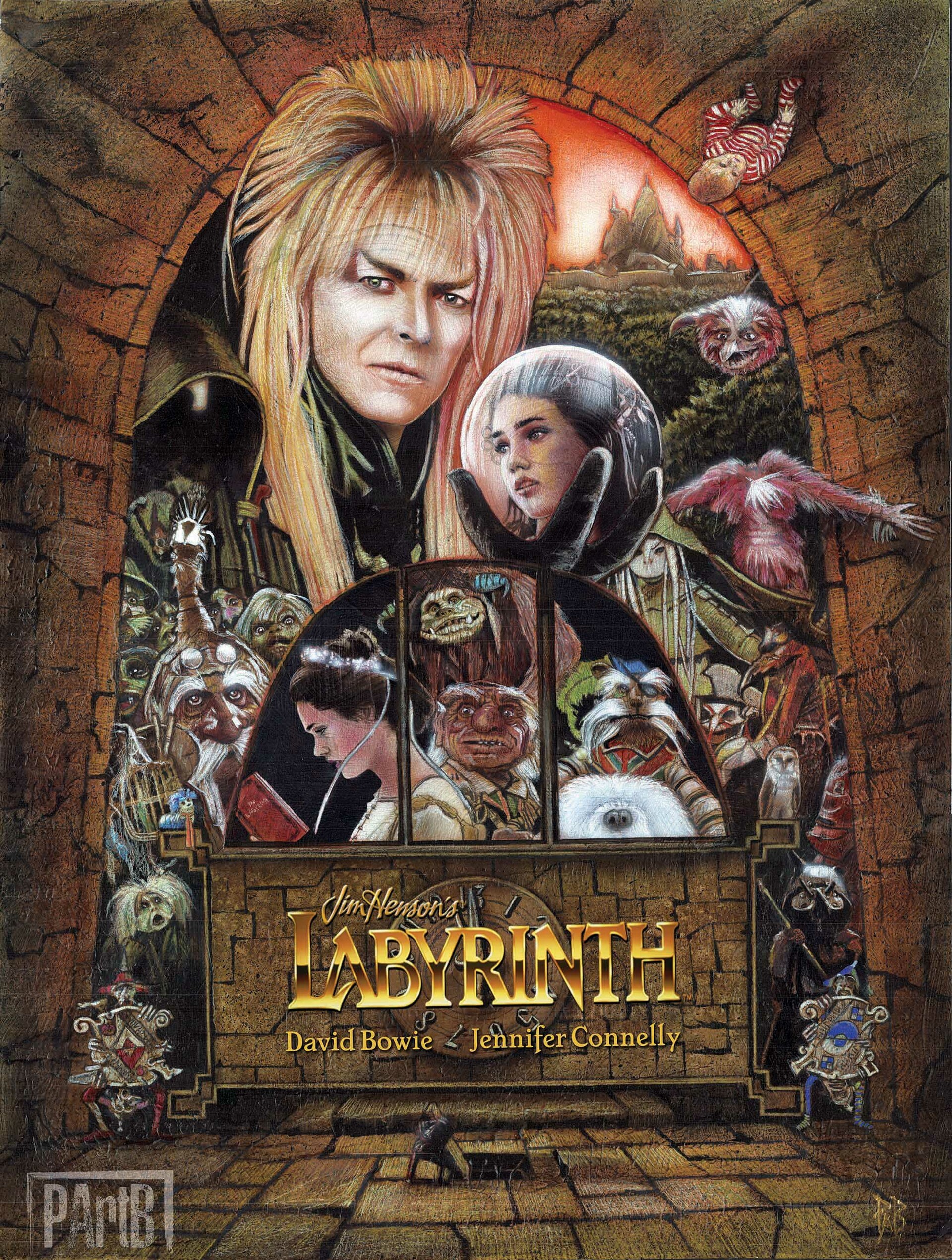 ArtStation - Labyrinth (1986) fan art poster, Paul Butcher