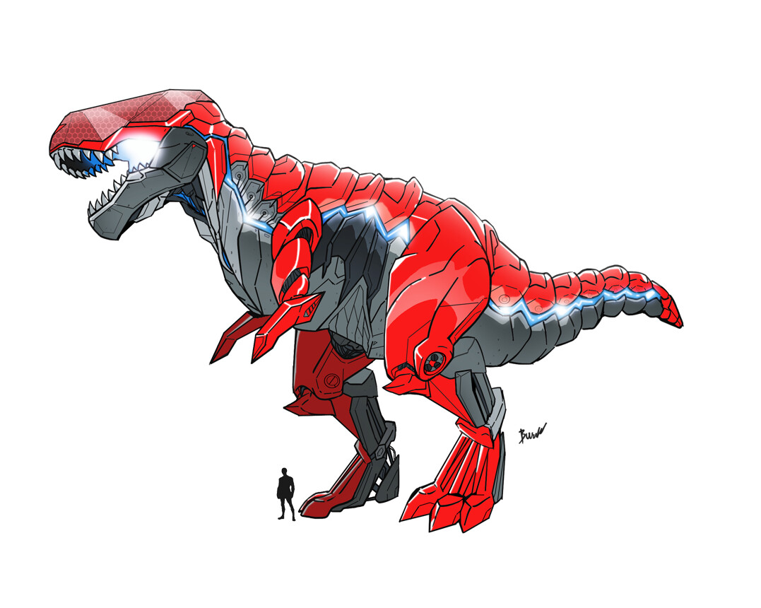 dino thunder t rex zord