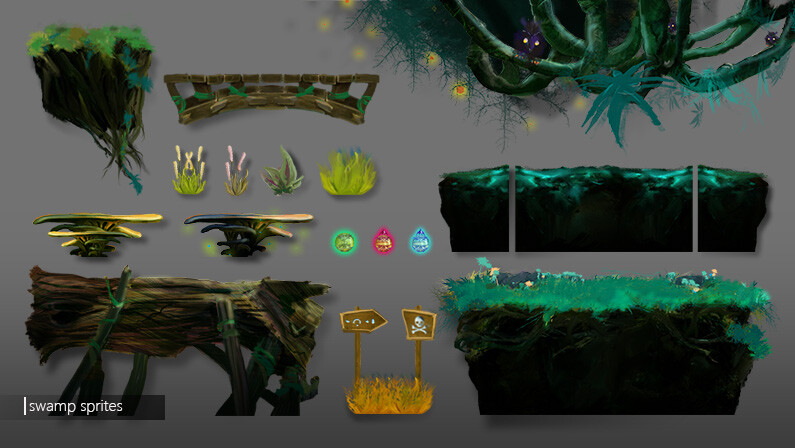 Swamp Level elements