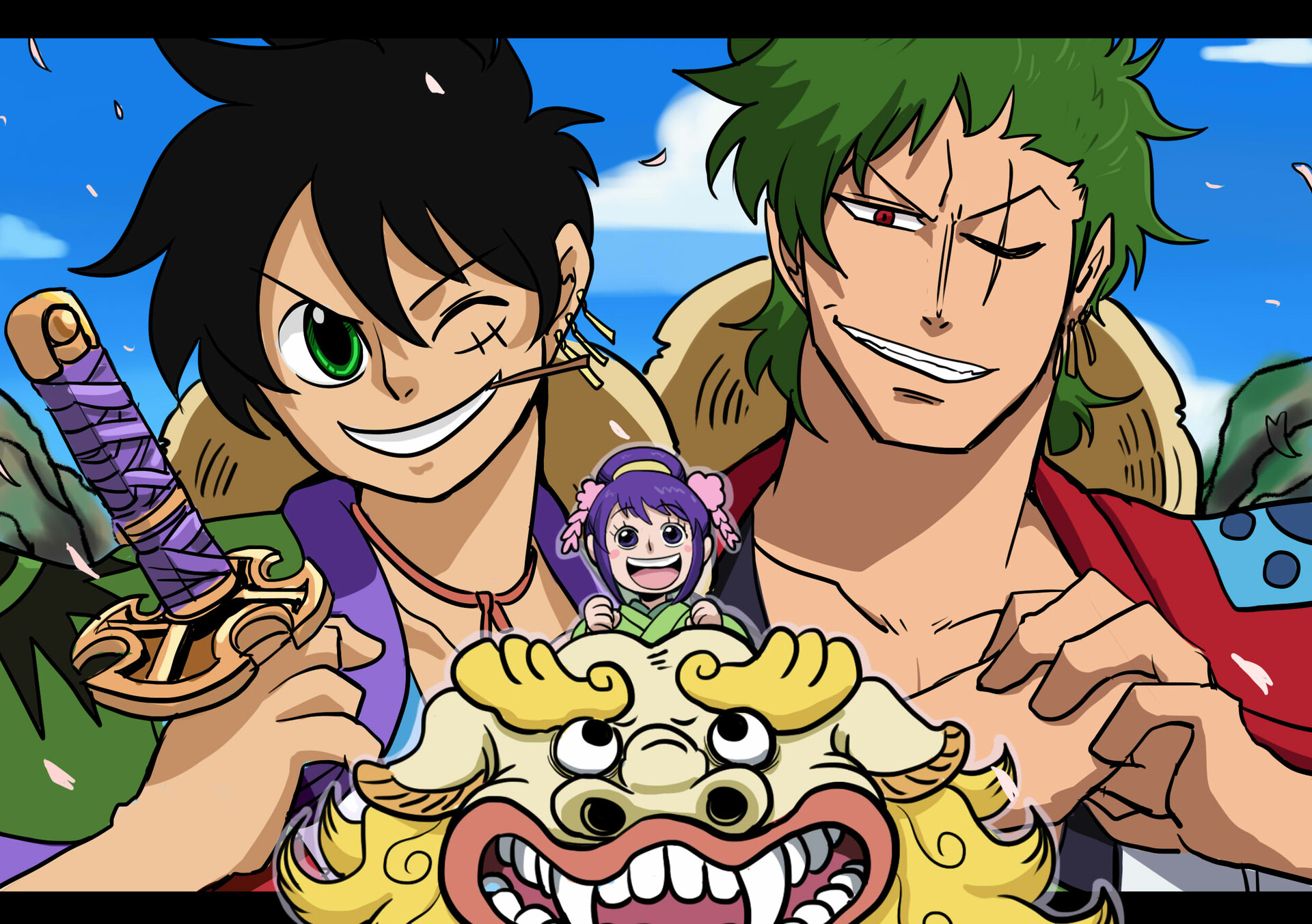 Artstation One Piece X Fuision Mikey21 Ho