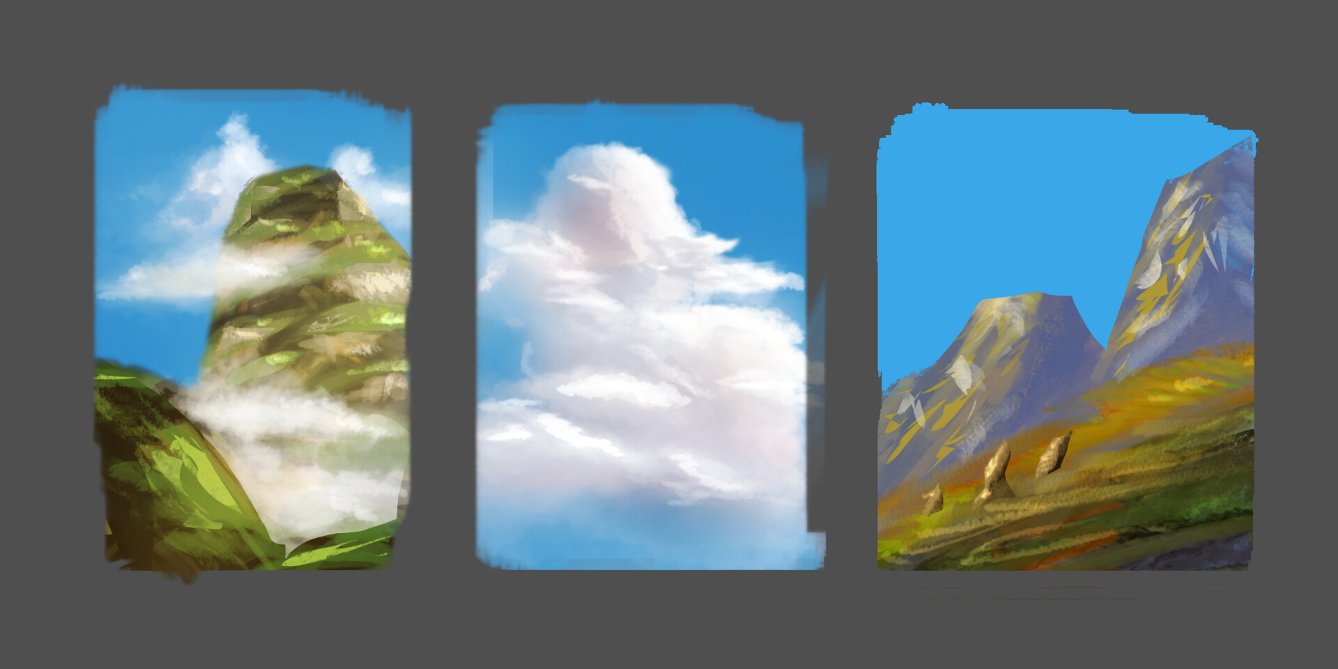 Artstation Thumbnails Value Studies Nina Manio