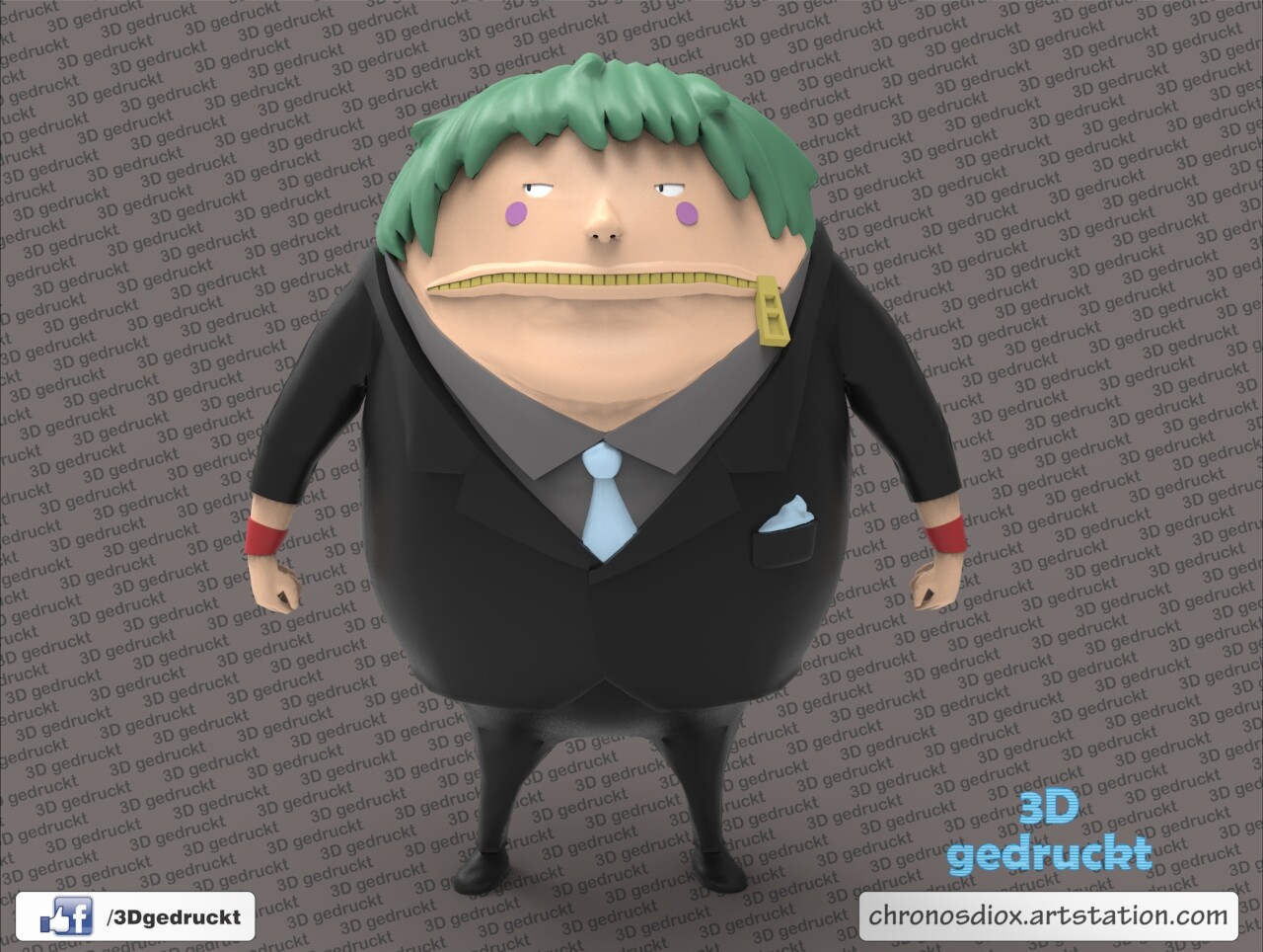 Mariano Castro Entenza Fukuro From One Piece Fanart Figure