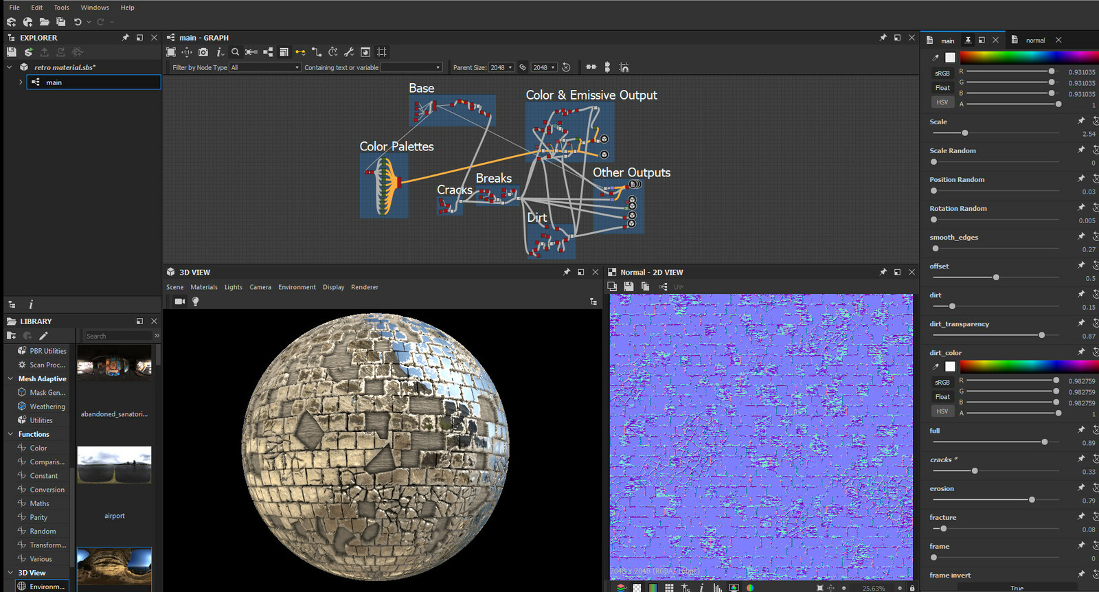 Btw, I made the Disco Material for retro texturing purposes with Substance Designer:
https://www.artstation.com/artwork/mqd6O9