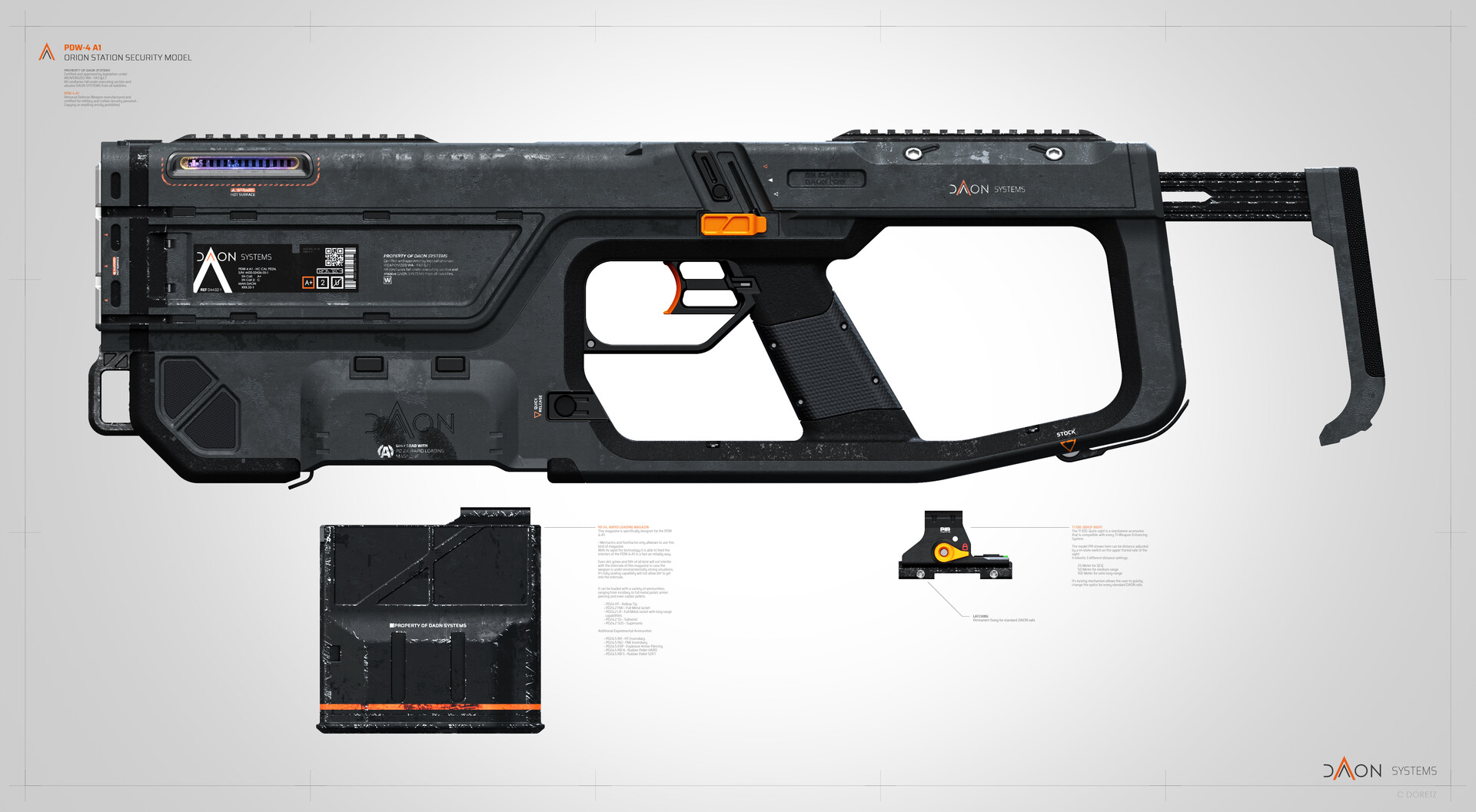 Chris Doretz Personal Defense Weapon PDW4 A1
