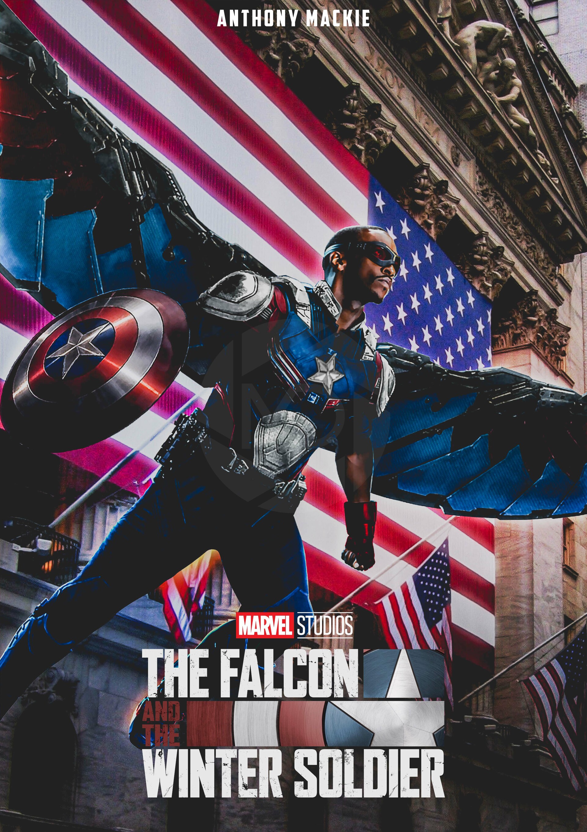 Mdesign Digital Artwork The Falcon And The Winter Soldier Falcon