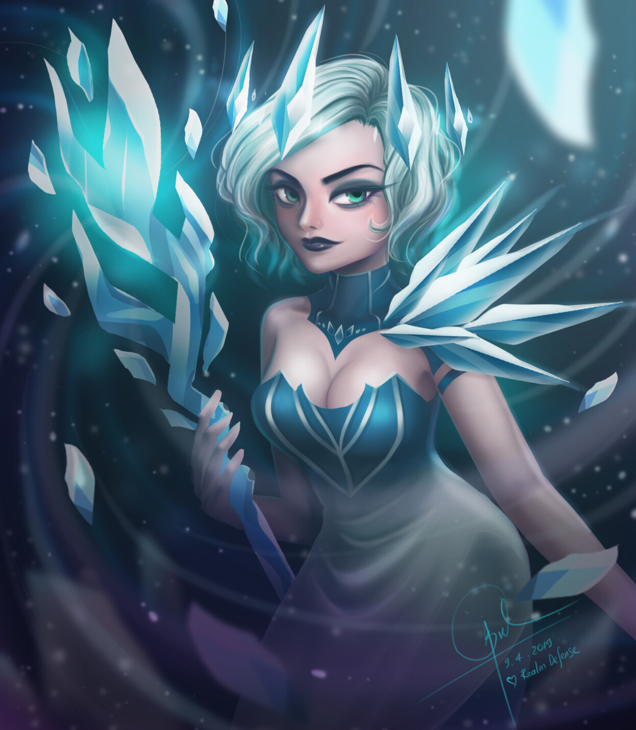 Artstation Fanart Efrigid Realm Defense Binh Lum