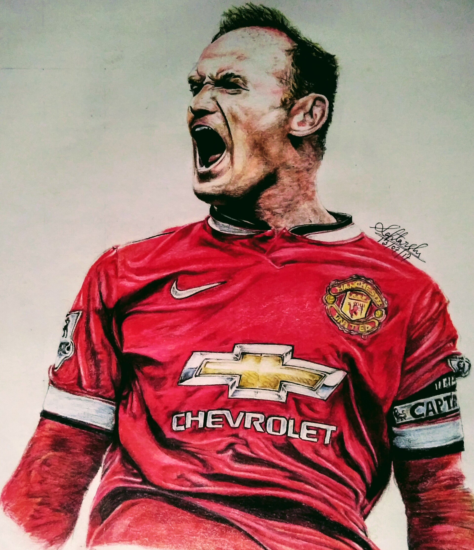 ArtStation - Wayne Rooney Manchester United