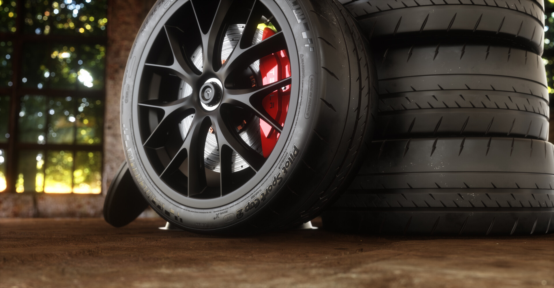 Tesla cheap roadster tires