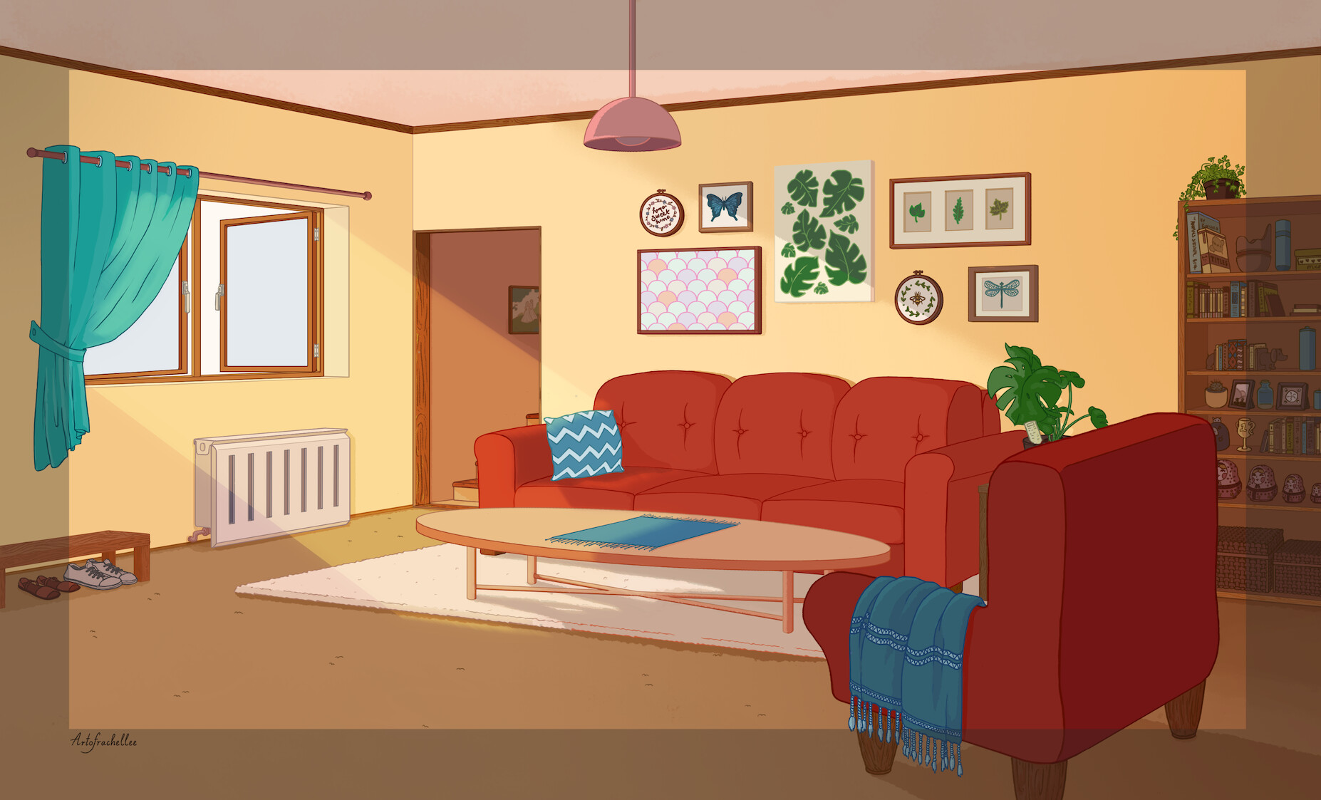ArtStation Cosy Living Room