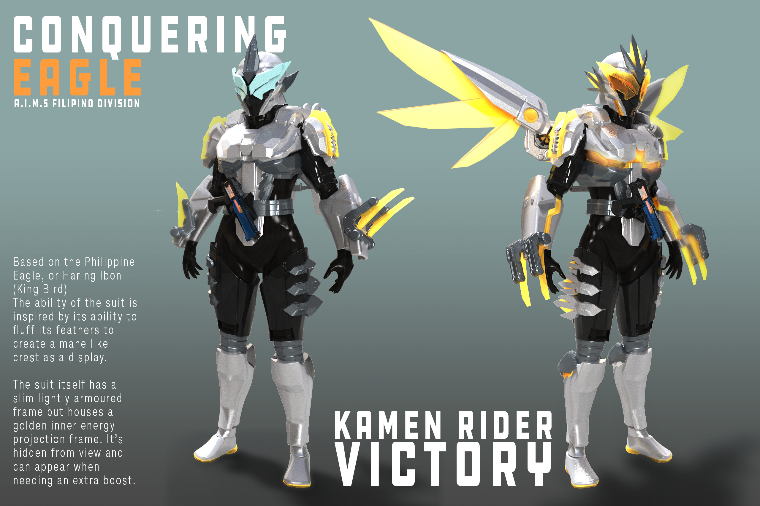 Artstation Kamen Rider Victory Misael Gio Manning